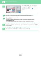 MultiPage Enlargement Colour Mode Tap the key of the (Page 288 / 934) Sharp MX Printer Manual