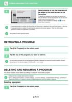 Program registration is completed At the same time (Page 305 / 934) Sharp MX Printer Manual