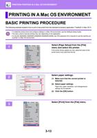 Mac OS ENVIRONMENT PRINTING IN A Mac OS ENVIRONMENT (Page 319 / 934) Sharp MX Printer Manual