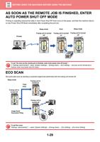 AS SOON AS THE REMOTE JOB IS FINISHED ENTER AUTO POWER (Page 32 / 934) Sharp MX Printer Manual