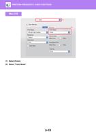 1 2 1 Select Color 2 Select Color Mode 319 (Page 325 / 934) Sharp MX Printer Manual