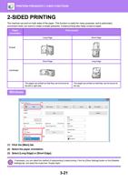 SIDED PRINTING The machine can print on both sides (Page 327 / 934) Sharp MX Printer Manual