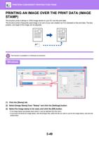 AN IMAGE OVER THE PRINT DATA IMAGE STAMP This function (Page 355 / 934) Sharp MX Printer Manual
