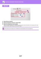 Transparency Inserts in Feature Sets 3 Select the transparency (Page 363 / 934) Sharp MX Printer Manual