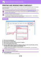 D SENDING SIMULTANEOUSLY This function prints data (Page 384 / 934) Sharp MX Printer Manual