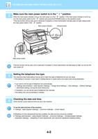 2 Make sure the main power switch is in the position (Page 407 / 934) Sharp MX Printer Manual