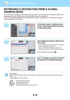 A GLOBAL ADDRESS BOOK If an LDAP server is configured (Page 420 / 934) Sharp MX Printer Manual