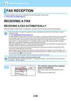 ECEPTION FAX RECEPTION This section explains how to (Page 458 / 934) Sharp MX Printer Manual