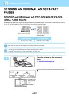 N ORIGINAL AS SEPARATE PAGES SENDING AN ORIGINAL AS (Page 484 / 934) Sharp MX Printer Manual