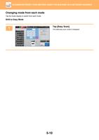 Changing mode from each mode Tap the mode display to (Page 538 / 934) Sharp MX Printer Manual