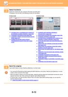 Select functions Specify the original scan size exposure (Page 541 / 934) Sharp MX Printer Manual