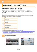 ENTERING DESTINATIONS ENTERING DESTINATIONS ENTERING (Page 544 / 934) Sharp MX Printer Manual
