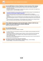 5 Tap the BW Start or Colour Start key to start scanning (Page 557 / 934) Sharp MX Printer Manual