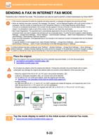 SENDING A FAX IN INTERNET FAX MODE Transmits a fax (Page 561 / 934) Sharp MX Printer Manual