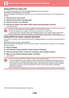 Using AirPrint to send a fax You can send a file created (Page 57 / 934) Sharp MX Printer Manual