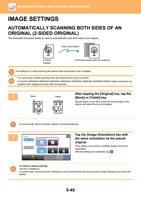 IMAGE SETTINGS AUTOMATICALLY SCANNING BOTH SIDES OF (Page 573 / 934) Sharp MX Printer Manual