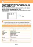 A BUSINESS CARD READING THE TEXT STRING CREATING A (Page 605 / 934) Sharp MX Printer Manual