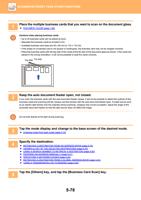 1 Place the multiple business cards that you want to (Page 606 / 934) Sharp MX Printer Manual