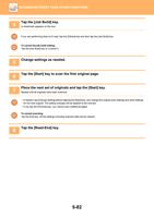 Job Build key A checkmark appears on the icon If you (Page 610 / 934) Sharp MX Printer Manual