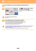 Others key and tap the Background Adjustment key 5 (Page 617 / 934) Sharp MX Printer Manual