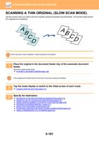 THIN ORIGINAL SLOW SCAN MODE Use this function when (Page 629 / 934) Sharp MX Printer Manual