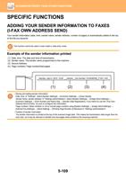 PECIFIC FUNCTIONS ADDING YOUR SENDER INFORMATION TO (Page 637 / 934) Sharp MX Printer Manual