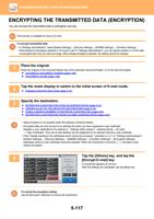 ENCRYPTING THE TRANSMITTED DATA ENCRYPTION You can (Page 645 / 934) Sharp MX Printer Manual