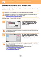 CHECKING THE IMAGE BEFORE PRINTING Check the image (Page 659 / 934) Sharp MX Printer Manual
