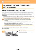 ING FROM A COMPUTER PC Scan Mode SCANNING FROM A COMPUTER (Page 671 / 934) Sharp MX Printer Manual