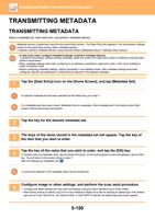 TRANSMITTING METADATA TRANSMITTING METADATA Select (Page 678 / 934) Sharp MX Printer Manual