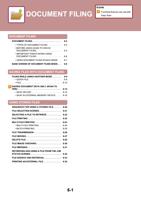FILING Functions that you can use with Easy Scan DOCUMENT (Page 680 / 934) Sharp MX Printer Manual