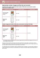 Approximate number of pages and files that can be stored (Page 684 / 934) Sharp MX Printer Manual