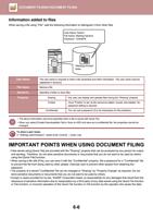 Information added to files When saving a file using (Page 685 / 934) Sharp MX Printer Manual