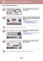 Scan to USB memory device 1 Connect the USB memory (Page 697 / 934) Sharp MX Printer Manual