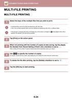 MULTIFILE PRINTING MULTIFILE PRINTING 1 Select the (Page 703 / 934) Sharp MX Printer Manual