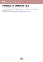 PRINTING AN EXTERNAL FILE A file stored in the FTP (Page 714 / 934) Sharp MX Printer Manual