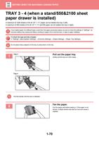 3 4 when a stand550amp2100 sheet paper drawer is installed (Page 73 / 934) Sharp MX Printer Manual