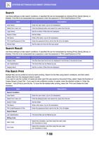 earch Use these settings to enter search conditions (Page 772 / 934) Sharp MX Printer Manual