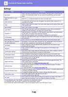 ettings Item Description User Name Store a user name (Page 776 / 934) Sharp MX Printer Manual