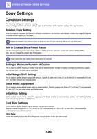 opy Settings Condition Settings The following settings (Page 797 / 934) Sharp MX Printer Manual