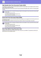 igh Quality Scan from Document Feeder BW The resolution (Page 799 / 934) Sharp MX Printer Manual