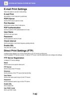 Print Settings Select this option to use the Email (Page 806 / 934) Sharp MX Printer Manual