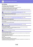 end Setting These settings are used to configure the (Page 819 / 934) Sharp MX Printer Manual