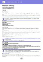 rotocol Settings Select the general network settings (Page 855 / 934) Sharp MX Printer Manual