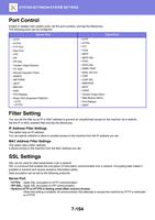 ort Control Enable or disable main system ports set (Page 868 / 934) Sharp MX Printer Manual