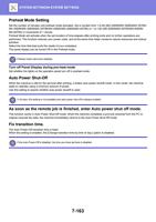 reheat Mode Setting Set the number of minutes until (Page 877 / 934) Sharp MX Printer Manual