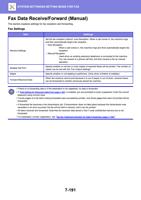 Data ReceiveForward Manual This section explains settings (Page 905 / 934) Sharp MX Printer Manual