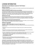 ICENSE INFORMATION Information on the Software License (Page 906 / 934) Sharp MX Printer Manual