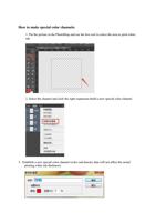How to make special color channels 1 Put the picture (Page 6 / 7) Spot Illustration_ens