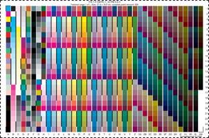 IT873 CMYK i1iO PM 505 Testchart page 1 of 1 Size 279 (Page 1 / 2) IT8.7-3 CMYK i1 iO (A4)